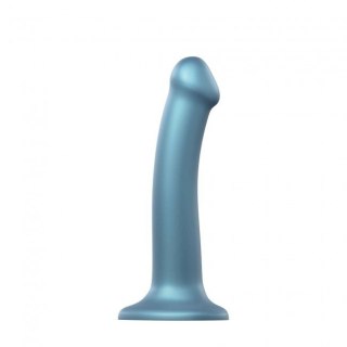 Dildo Mono Density Metallic Shine Duck Blue M - Strap-on-me