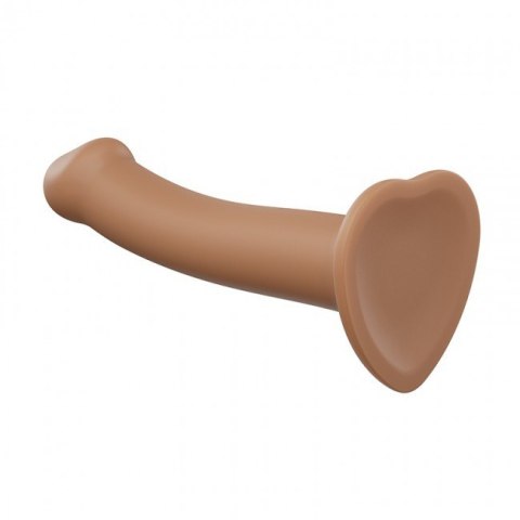 Dildo Silicone Bendable Dildo Double Density Caramel L - Strap-on-me