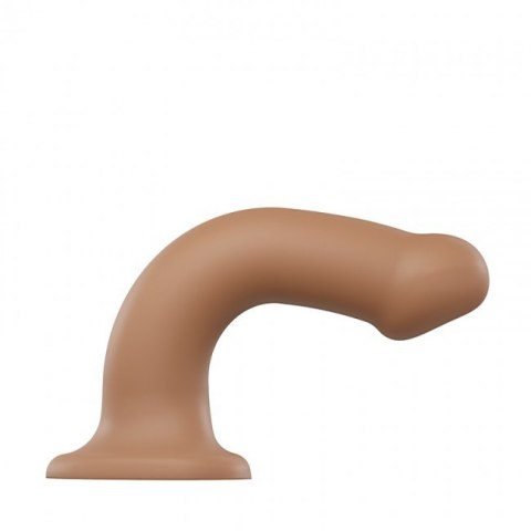 Dildo Silicone Bendable Dildo Double Density Caramel L - Strap-on-me