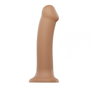 Dildo Silicone Bendable Dildo Double Density Caramel XL - Strap-on-me