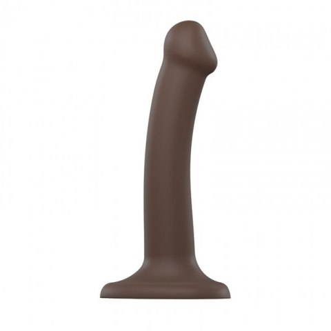 Dildo Silicone Bendable Dildo Double Density Chocolate S Strap-on-me