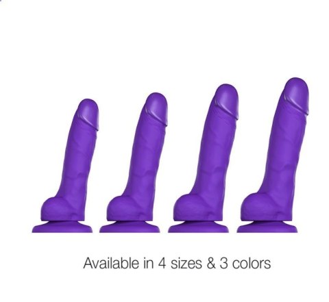 Dildo Soft Realistic Dildo Purple M - Strap-on-me