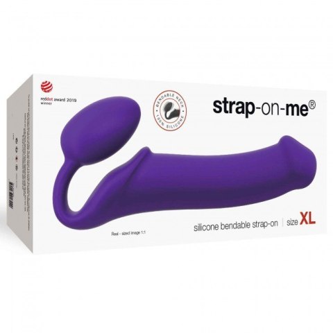 Dildo silikonowe strapon Purple XL - Strap-on-me