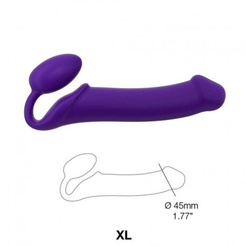 Dildo silikonowe strapon Purple XL - Strap-on-me