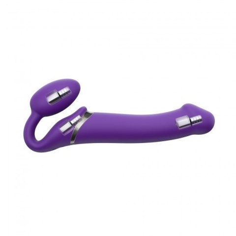 Dildo wibrujące strapon Strap-on Purple XL - Strap-on-me