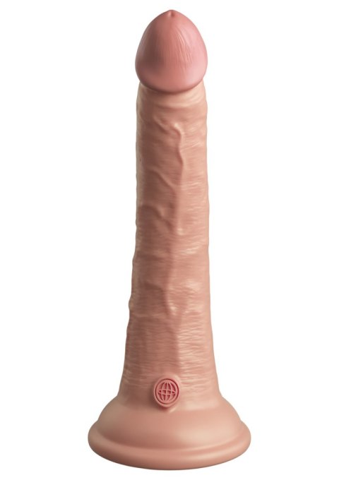 Realistyczne dildo 18 cm King Cock Dual Density Silicone Cock Light - Pipedream