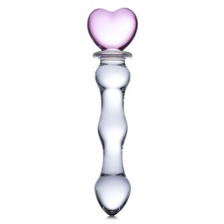 Szklane dildo z zakończeniem w kształcie serca Glas Sweetheart Glass Dildo - Gläs