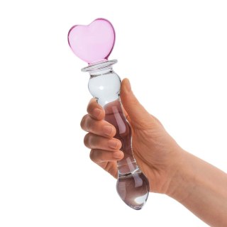 Szklane dildo z zakończeniem w kształcie serca Glas Sweetheart Glass Dildo - Gläs