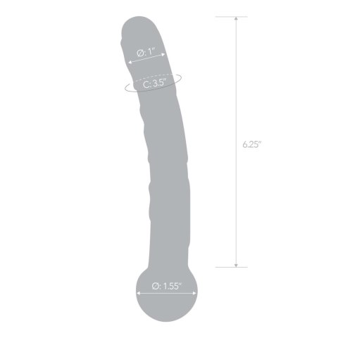 Szklane dildo 7.5'' Orange Tickler Glass Dildo - Gläs