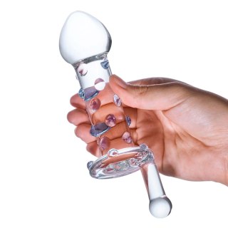 Szklane dildo z uchwytem Candy Land Juicer Glass Dildo - Gläs