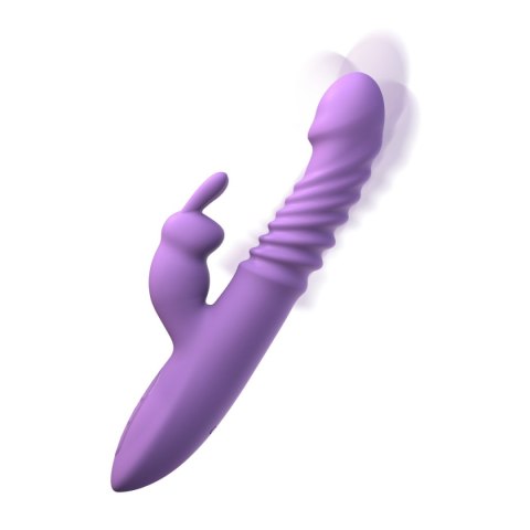 Pipedream Her Thrusting Silicone Rabbit wibrator króliczek fioletowy