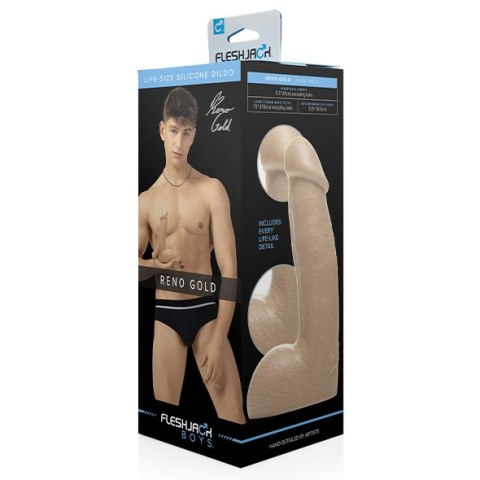 Dildo realistyczne Fleshjack Boys Reno Gold - Fleshlight