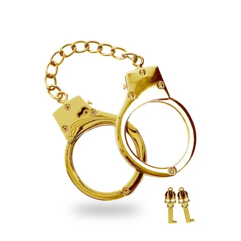 Kajdanki na ręce Gold Plated BDSM Handcuffs - Taboom