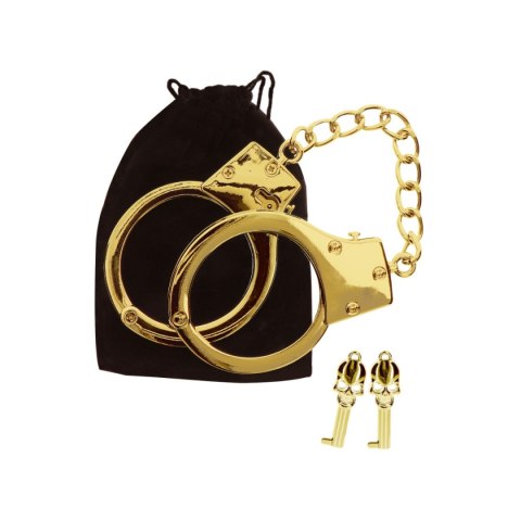 Kajdanki na ręce Gold Plated BDSM Handcuffs - Taboom