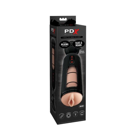 Masturbator Pipedream PDX Elite Vibrating Mega Milker Light Pipedream