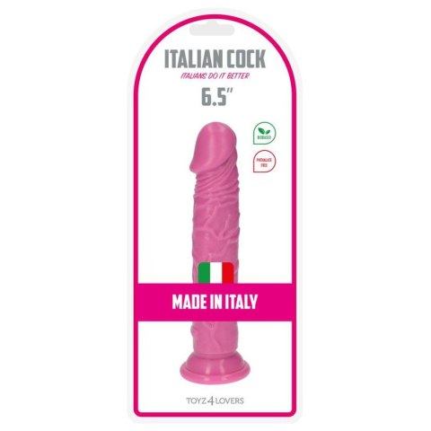 Realistyczne dildo 16,5 cm – elastyczne PVC, przyssawka, różowe