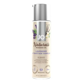 Naturalny olejek do masażu o zapachu lawendy i wanilii System JO Naturals Massage Oil 120 ml