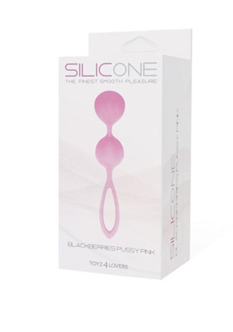 Kulki-PALLINE BLACKBERRIES PUSSY SILICONE PINK Toyz4lovers