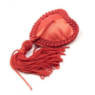 Nasutniki Heart Nipples Tassels RED Toyz4lovers