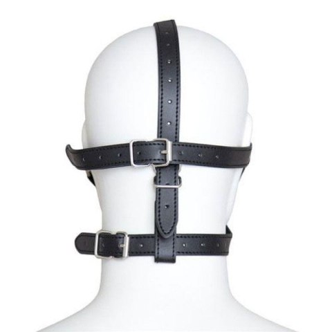 Imbracatura per viso con Maschera per occhi e morso Total Head Harness Restraint black Toyz4lovers