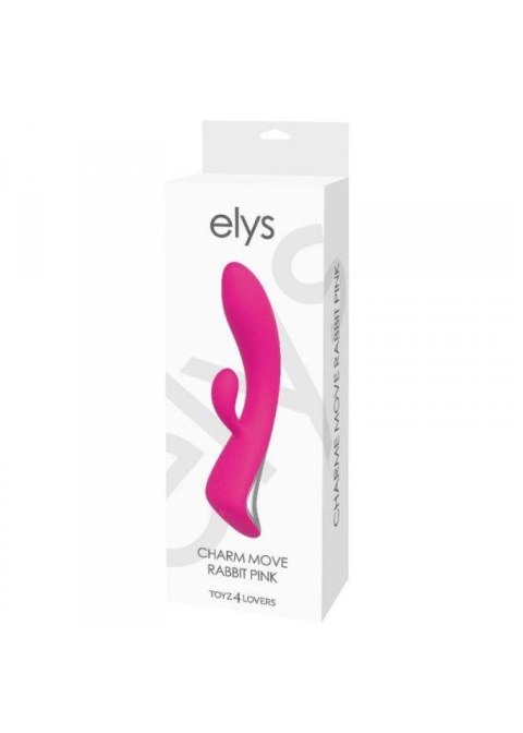 Wibrator-VIBRATORE RABBIT ELYS - CHARM MOVE RABBIT PINK Elys