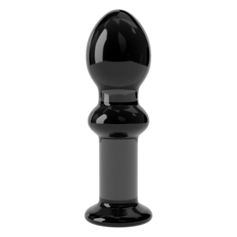 Szklany korek analny 4.5" Glass Romance Black Lovetoy