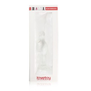 Szklany korek analny 4.5" Glass Romance Clear Lovetoy