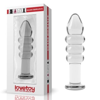 Szklany korek analny 5.5" Glass Romance Clear Lovetoy