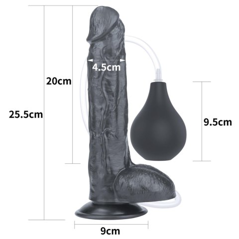 Dildo z funkcją wytrysku – realistyczne, mocna przyssawka, 25 cm