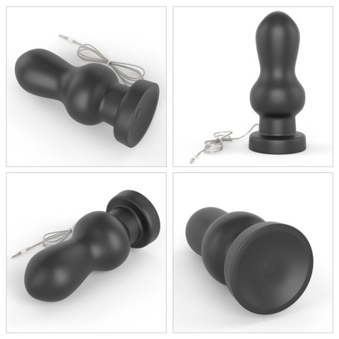 Lovetoy Vibrating Anal Rammer wibrujący korek analny 18 cm czarny