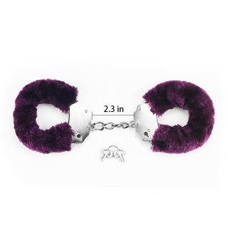 Fetish Pleasure Fluffy Handcuffs Purple Lovetoy