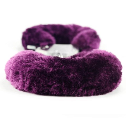 Fetish Pleasure Fluffy Handcuffs Purple Lovetoy