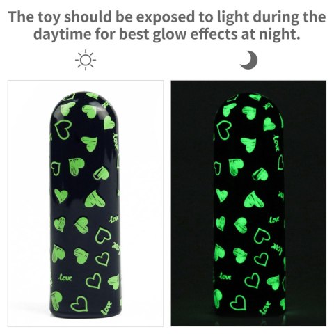 Rechargeable Glow-in-the-dark Heart Massager Lovetoy