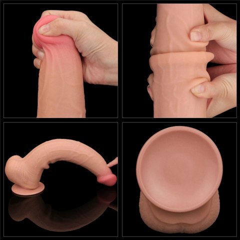 Dildo realistyczne Sliding Skin Dual Layer 34 cm - Lovetoy