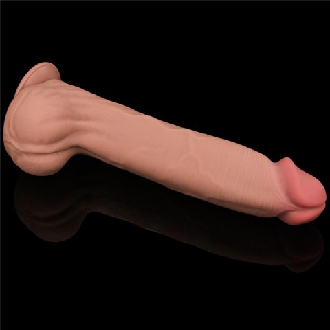 Dildo realistyczne 36 cm z przyssawką jasne - Lovetoy