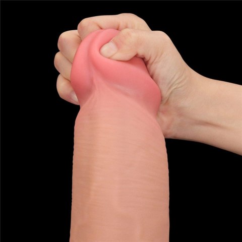 Dildo realistyczne 36 cm z przyssawką jasne - Lovetoy