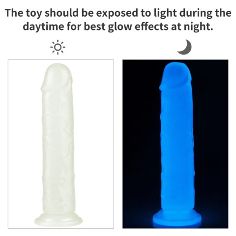 Świecące dildo 21 cm - Lovetoy