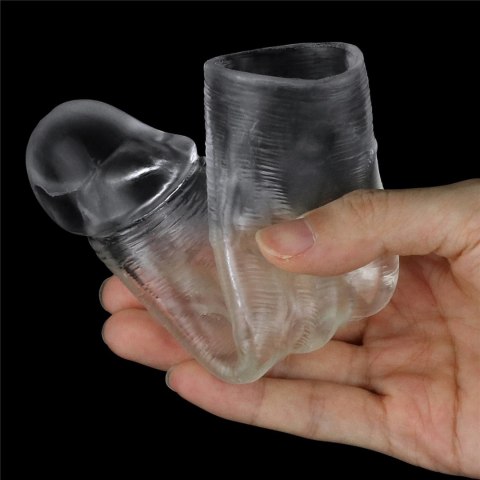 Nakładka na penisa Flawless Clear Penis Sleeve Add 1'' Lovetoy
