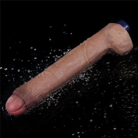 10.5" REAL SOFTEE Rechargeable Silicone Vibrating Dildo Lovetoy