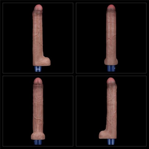 10.5" REAL SOFTEE Rechargeable Silicone Vibrating Dildo Lovetoy