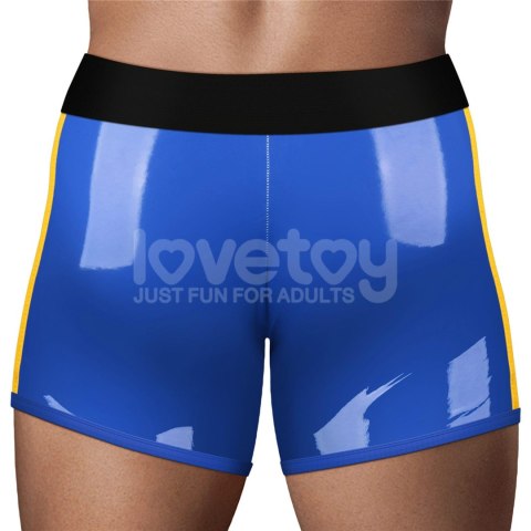 Chic Strap-On shorts (32 - 35 inch waist) Blue Lovetoy