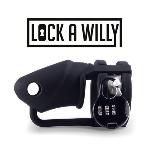 Pas cnoty na penisa z kłódką na szyfr - Lock a Willy