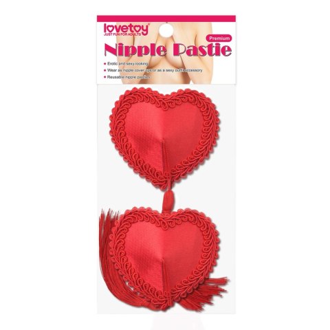 Reusable Red Heart Tassels Nipple Pasties Lovetoy