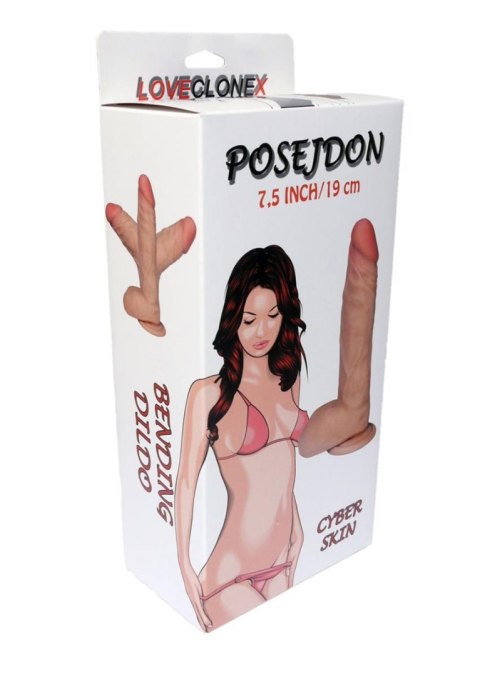 Dildo-POSEJDON-LOVECLONEX 7,5"-flexible B - Series Real