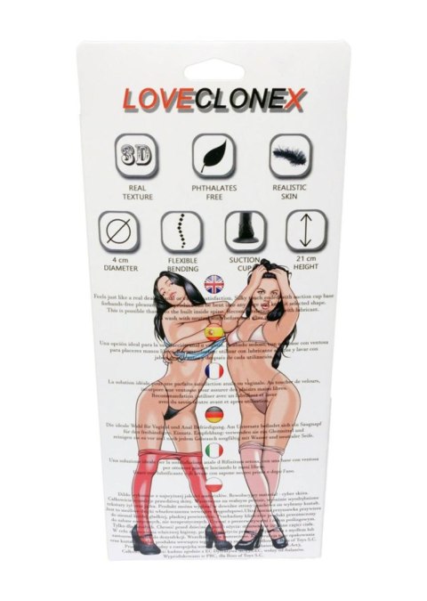 Dildo-POSEJDON-LOVECLONEX 7,5"-flexible B - Series Real