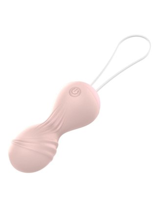 Kulki-Vibrating Silicone Kegel Balls USB 10 Function / Remote control -Flesh B - Series Magic