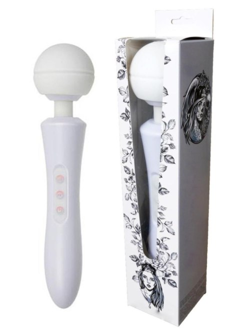 Stymulator-Massager Ultra Powerful -Big USB White 20 Function B - Series Magic