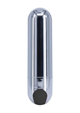 Wibrator-Strong Bullet Vibrator Silver/Black USB 10 Function B - Series Magic