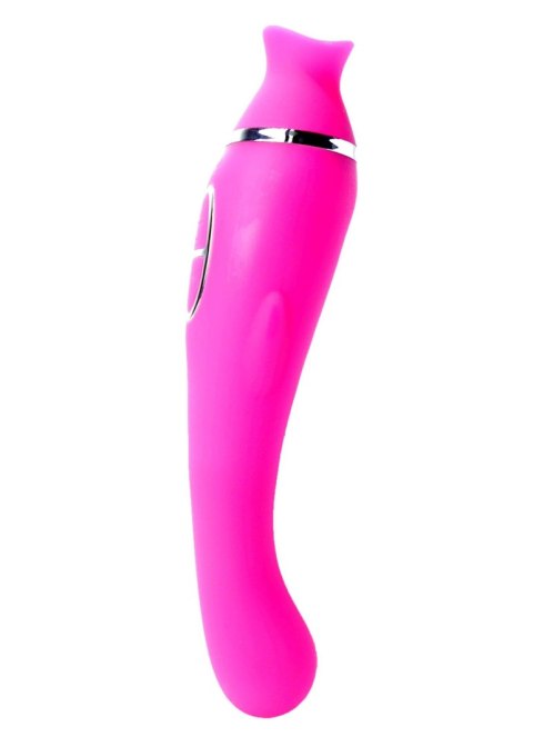 Vibrator-HELEN Pink - 12 vibration functions / 8 stimulation functions USB B - Series Lyla