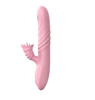 Wibrator-Angelia, USB 3 functions of thrusting / 20 vibrations Flesh B - Series Lyla